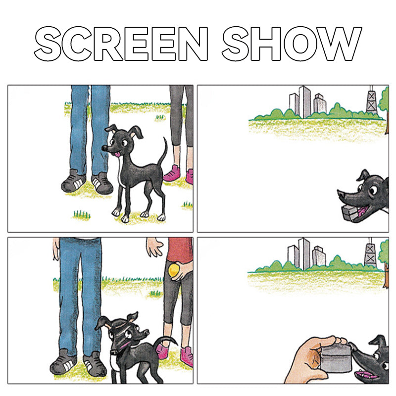 Puppy Hidden Ring Flip Book