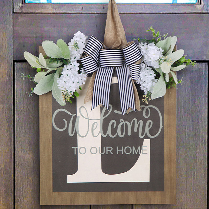 Wooden Letter Front Door Decoration Hanging Sign