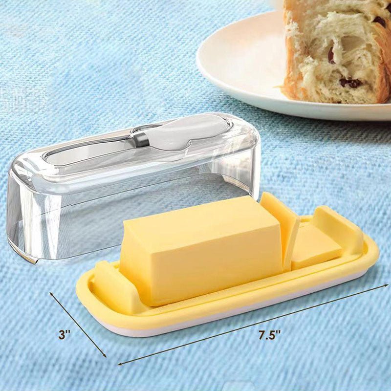 Fresh Butter Box With Lid And Knife