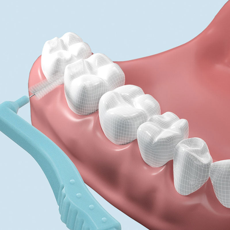 L-Shaped Gap Cleaning Interdental Brush