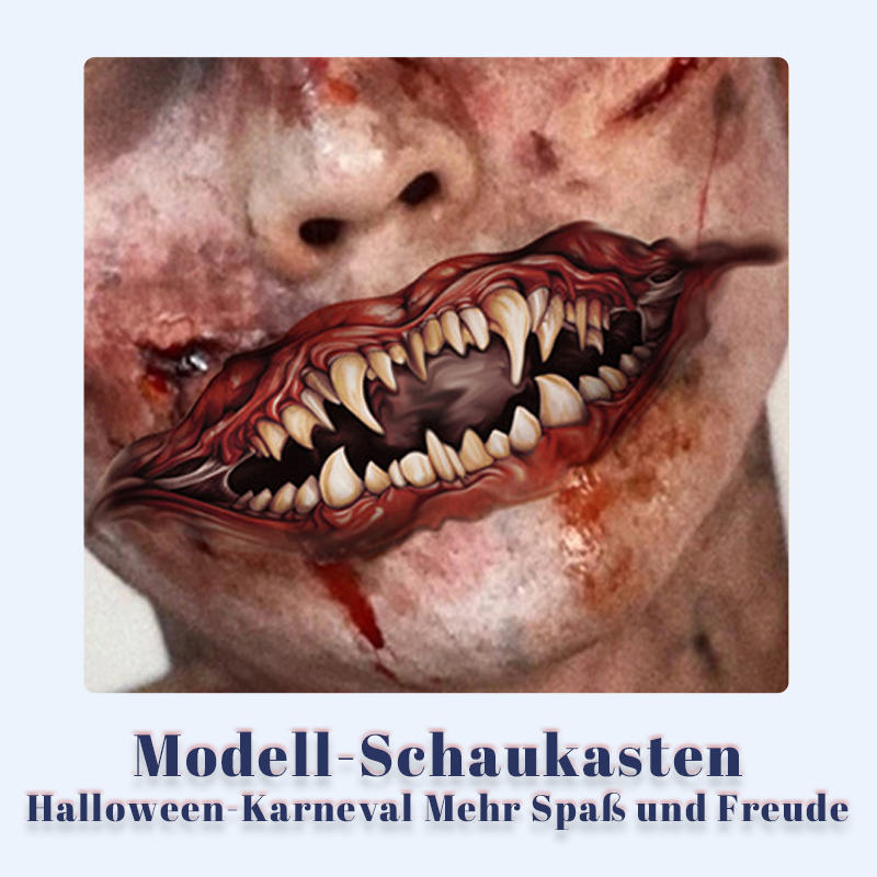 Halloween-Mund-Tattoo-Aufkleber/Halloween Mouth Tattoo Stickers