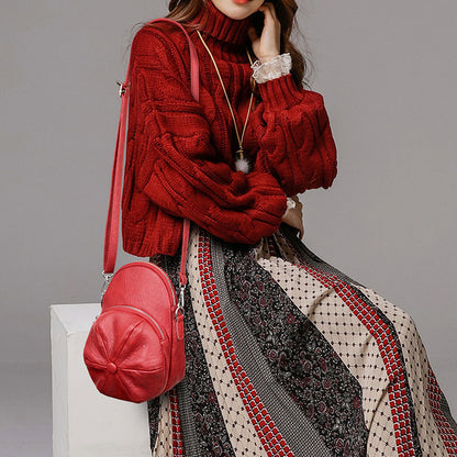 Personalized One-Shoulder Diagonal Hat Bag