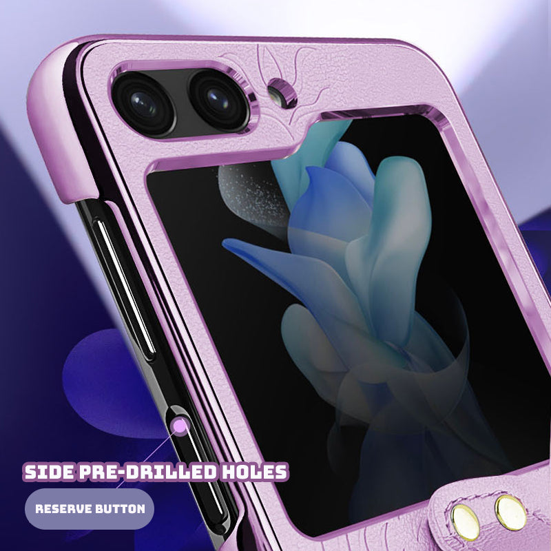 Finger Ring Leather Phone Case