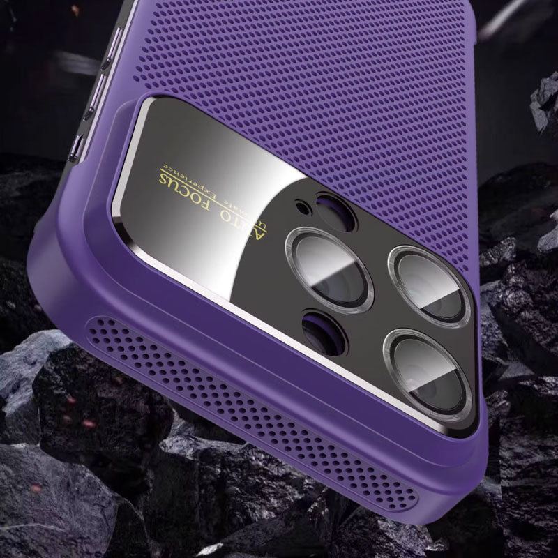 Frameless Mobile Phone Case With Cooling Holes