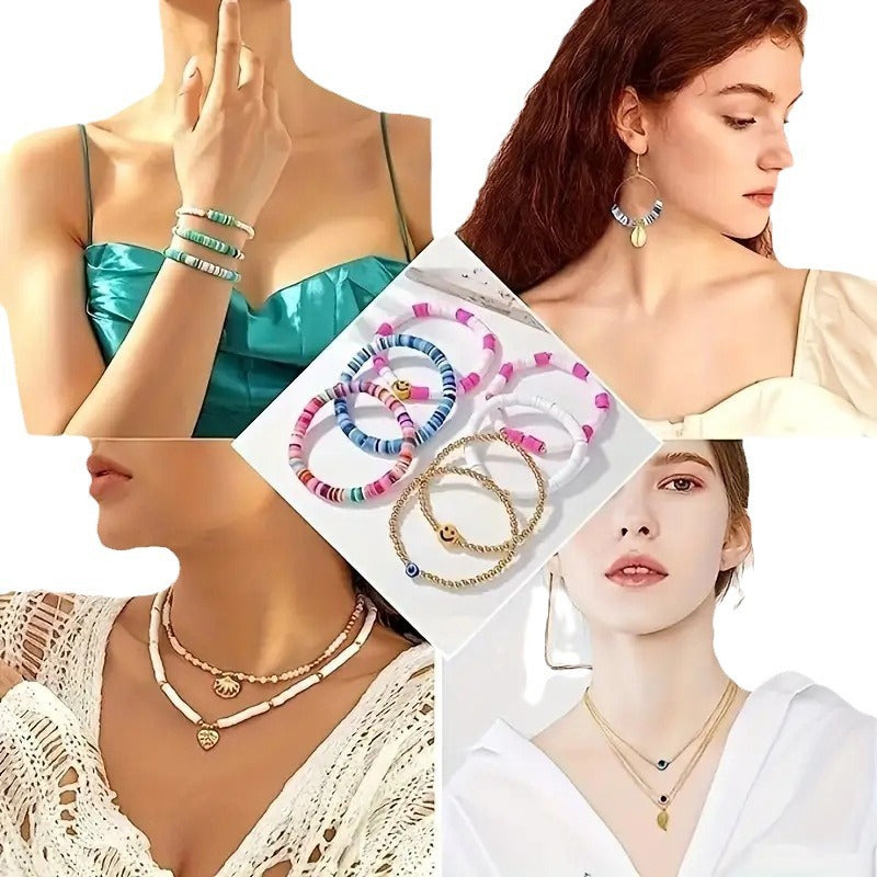 Clay Beads Bracelet Making Kit