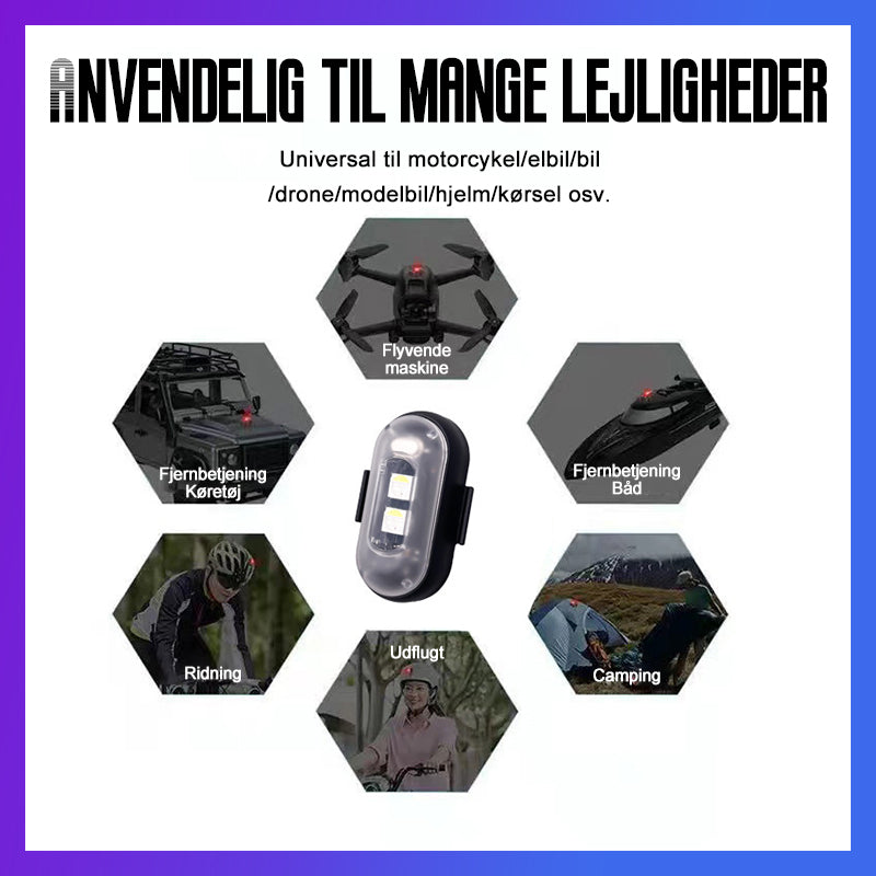 Bilfarve Blinkende Advarselslys