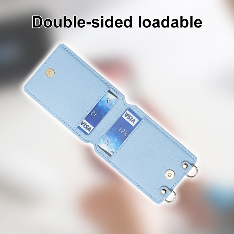 Mobile Phone Card Holder + Shoulder Strap Cord