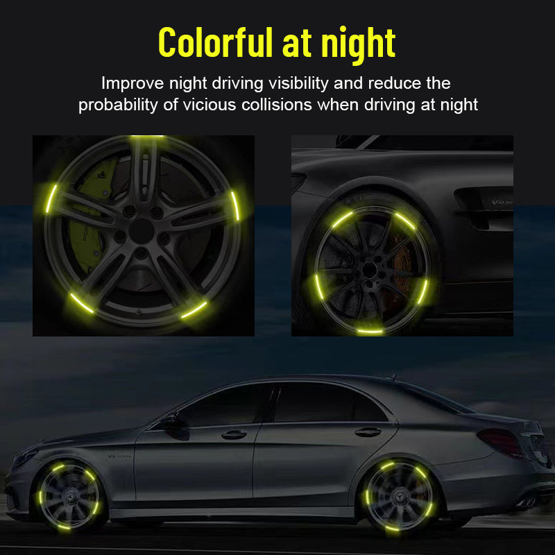 Car Wheel Hub Reflective Warning Strip