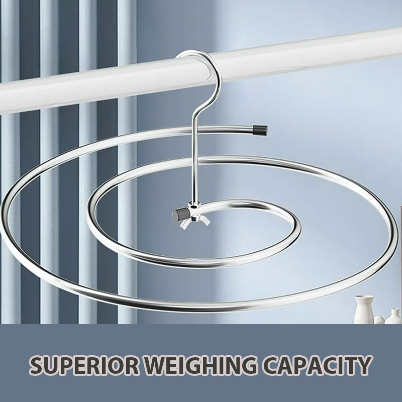 Quilt Drying Artifact - Spiral Clothes Hanger