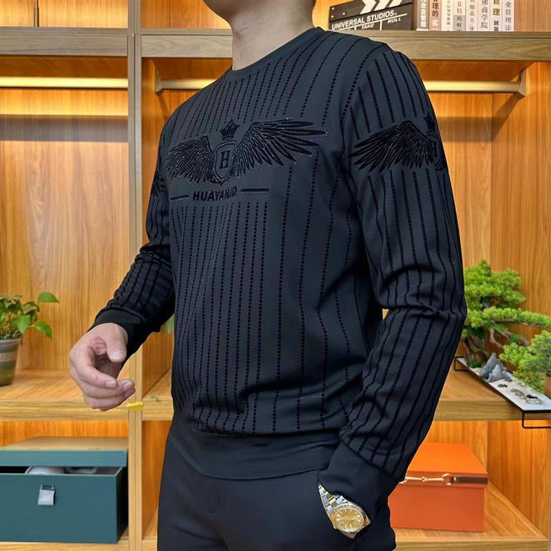 Herrenoberteil mit Flügelprint/Wings print men's top