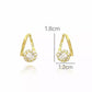 🎄Christmas Hot Sale✨Rotatable Zircon Earrings