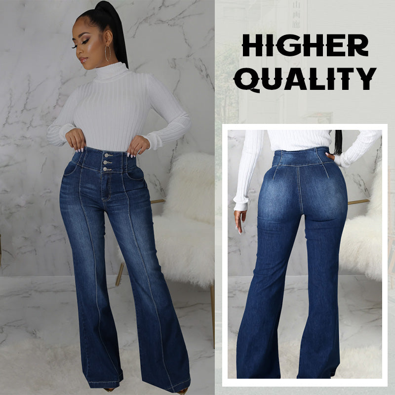 Cowgirl Stretch Slim Fit Flared Pants