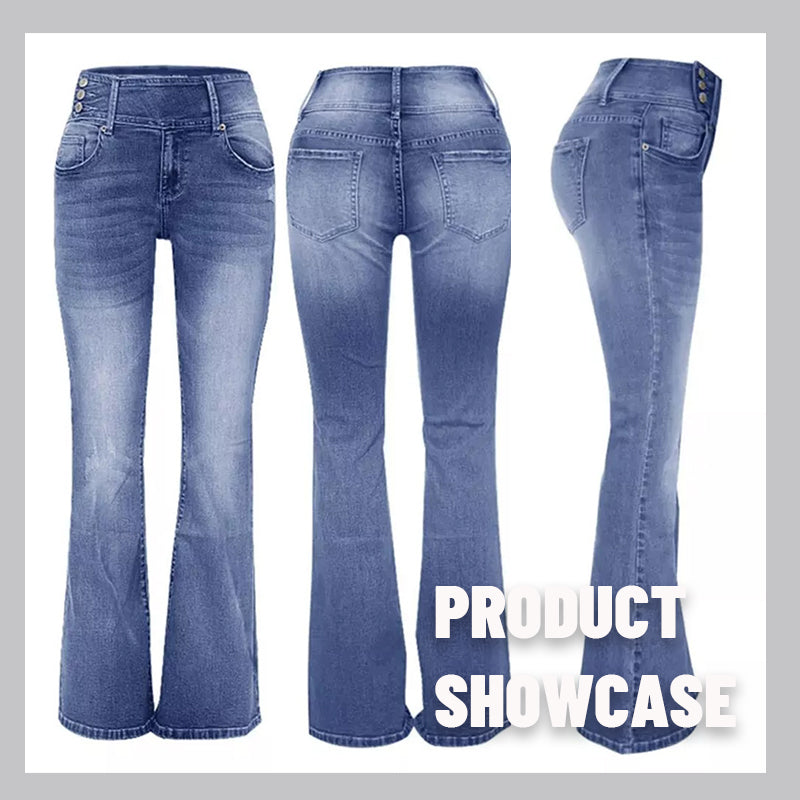 Women's Mid-Rise Bootcut Jeans