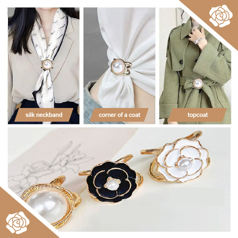 Multifunctional Camellia Knotted Buckle