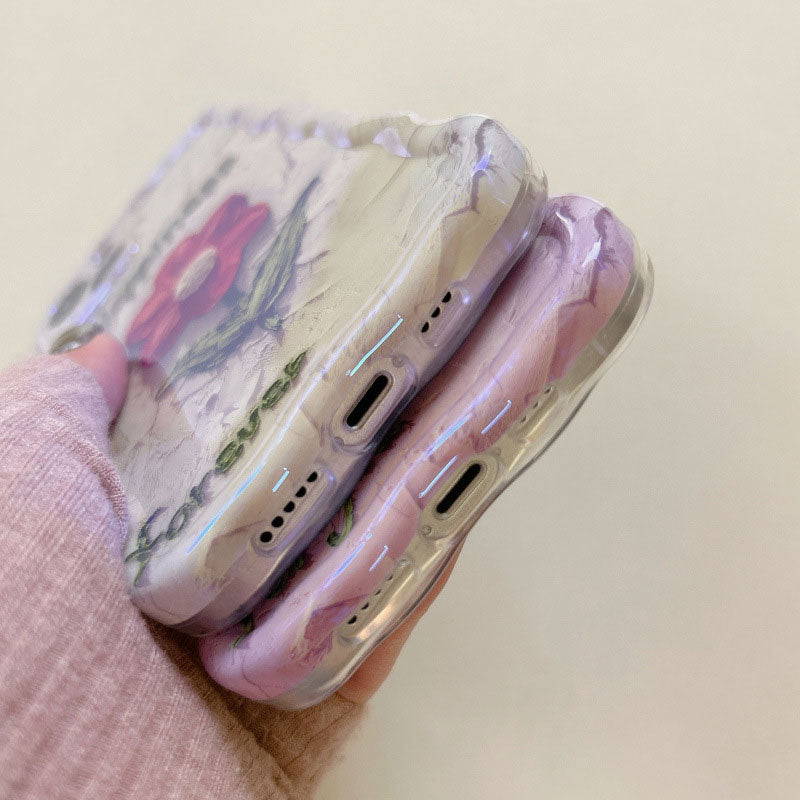 Oil Painting Flower Mobile Phone Case