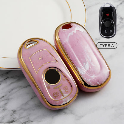 For Buick-Car Rhinestone Keychain Key Case