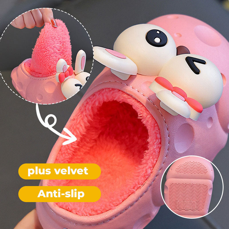 Cute Cartoon Animal Children's Cotton Slippers