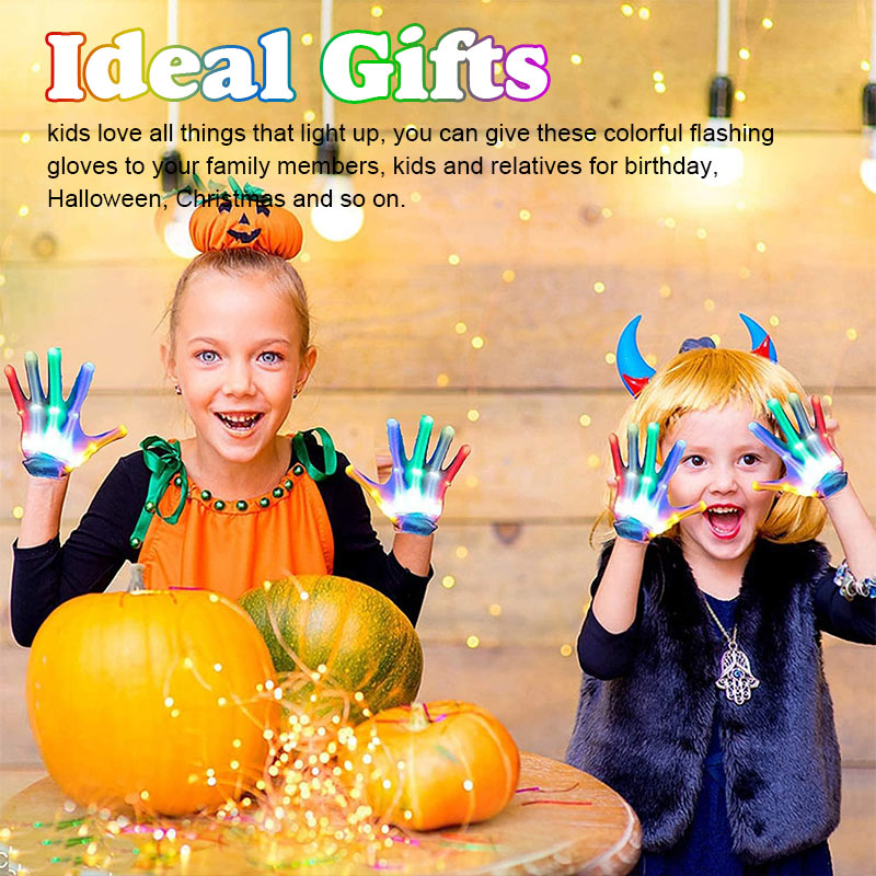 Halloween Glow Warm Gloves