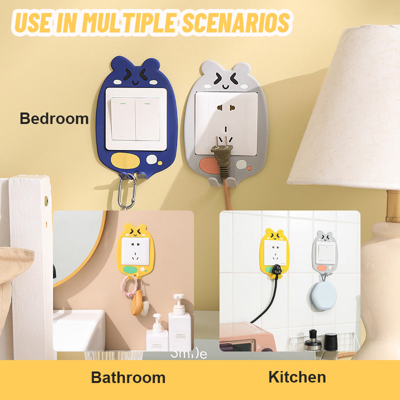 Cartoon Luminous Switch Sticker Hook