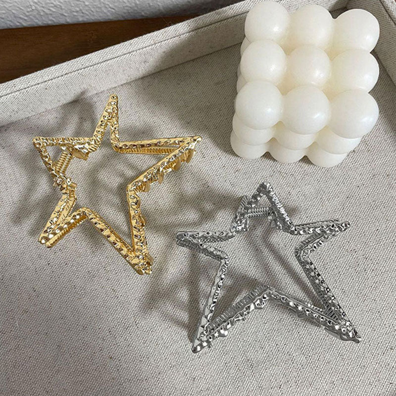 Pentagram Shark Clip Hair Clip