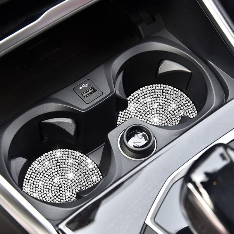 Diamond Car Cup Holder Coaster