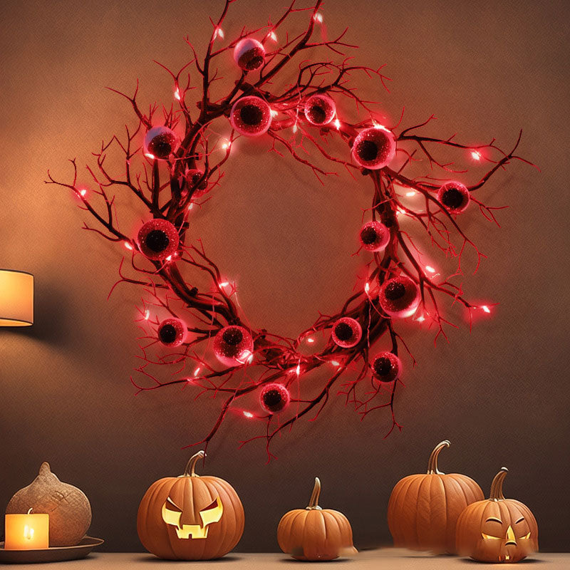 Halloween Deadwood Eyeball Garland