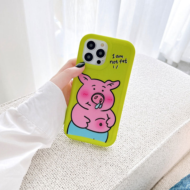 Pink Piggy Swivel Snot Phone Case