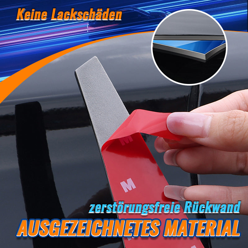 Autoseitenaufkleber aus Edelstahl (1 Paar)/Car metal 3D blade fender side markings