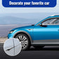 Stainless Steel Car Fender Side Label Sticker（1 pair）