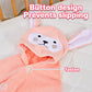 Children's Coral Velvet Bathrobe