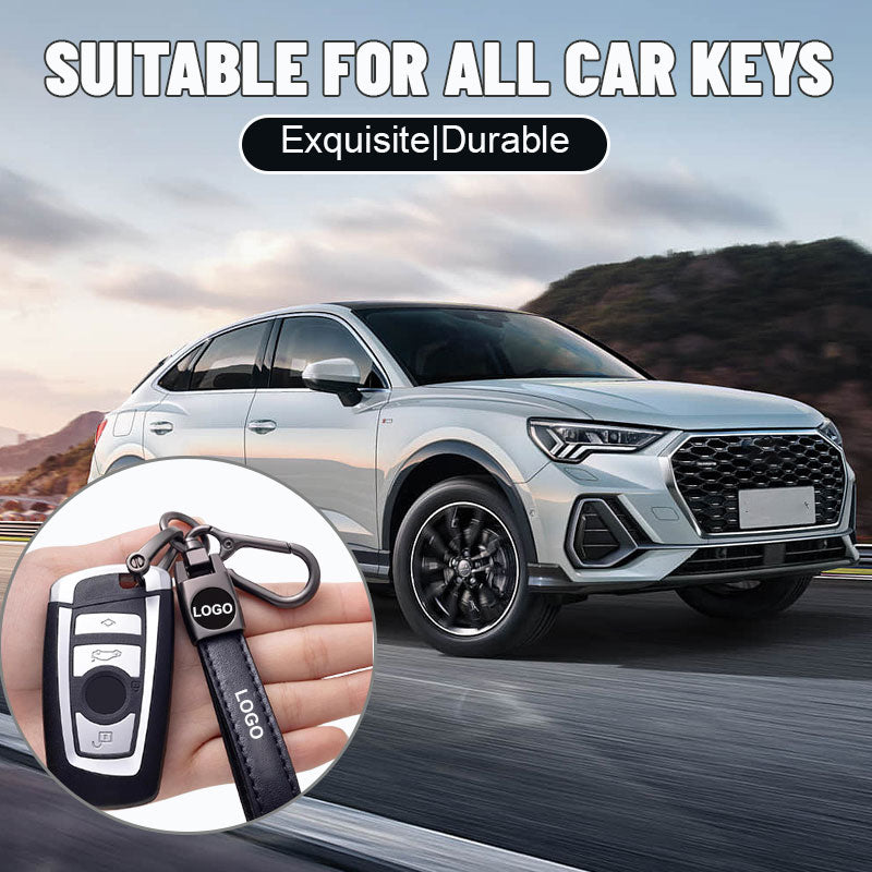 Car Leather Metal Keychain Chain