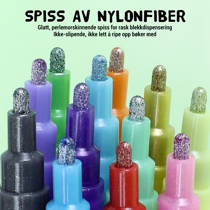 DIY fluoreszierender Doppellinien-Konturstift/highlighter color double line