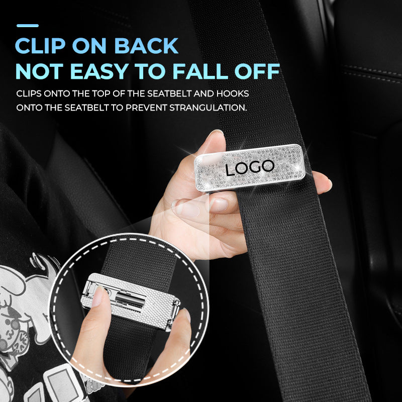 Rhinestone Seat Belt Stopper