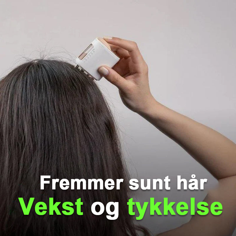 Avansert Massasjeapparat For Hodebunnspleie Med Rødlysterapi/Advanced scalp care massager with red light therapy