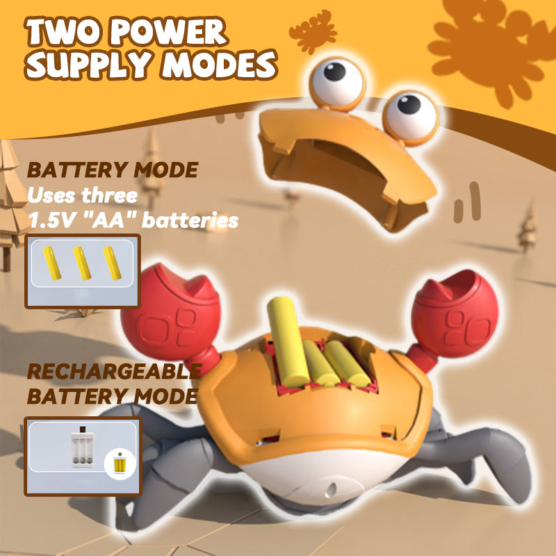 🐾Pet Electric Induction Crab Toy