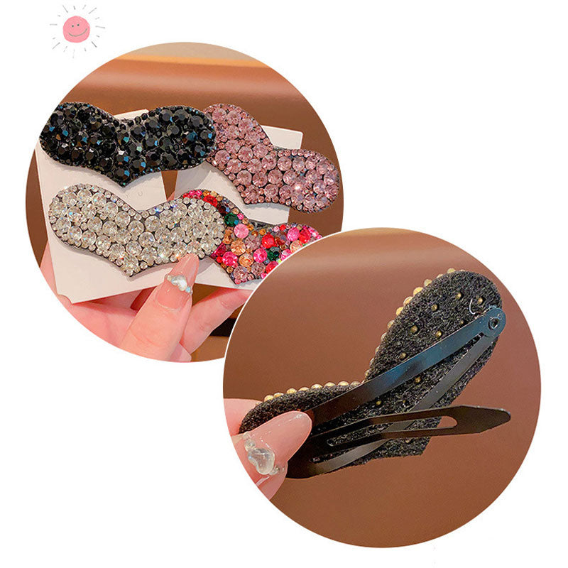 Diamond Heart Broken Hair Clip