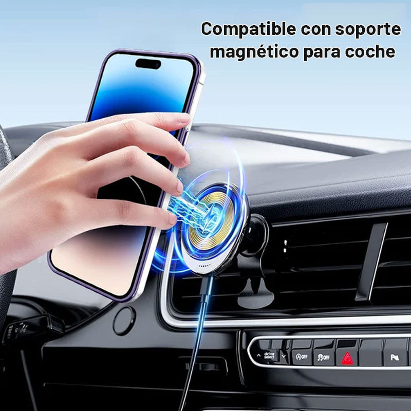 Funda Para Teléfono Móvil Con Soporte Giratorio Magnético Invisible/Invisible magnetic rotating stand mobile phone case