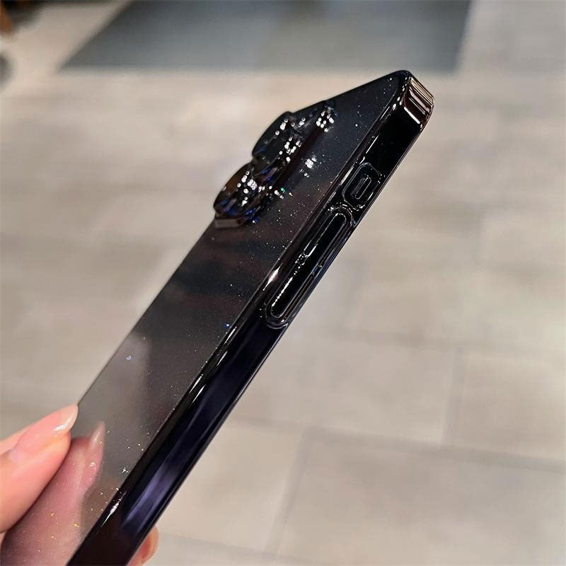 Transparent Glitter Phone Case