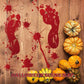 Halloween Bloody Handprint Sticker