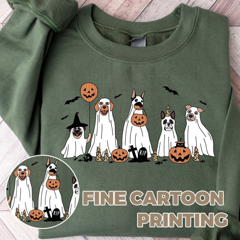 College Style Round Neck Sweatshirt