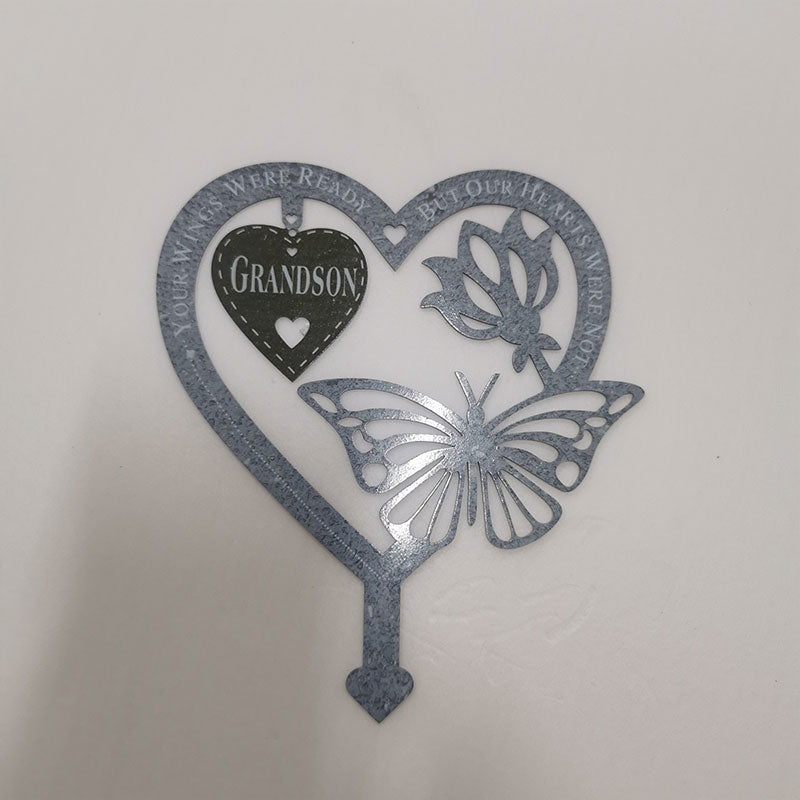 Memorial Gift Butterfly Ornament Garden Plaque
