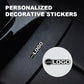Car Interior Metal Sticker(4PCS)