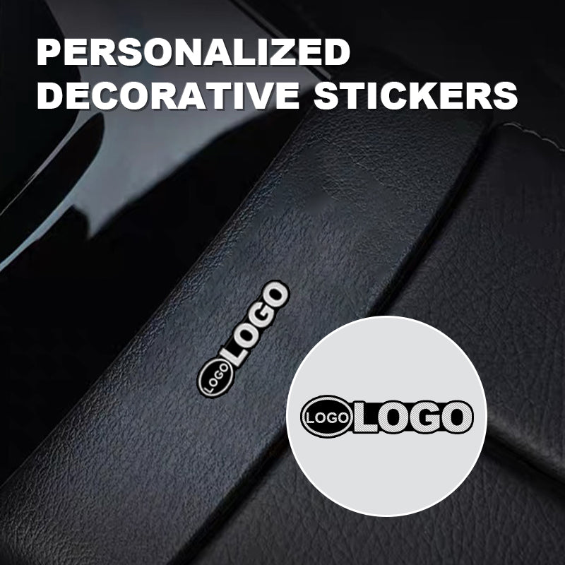 Car Interior Metal Sticker(4PCS)