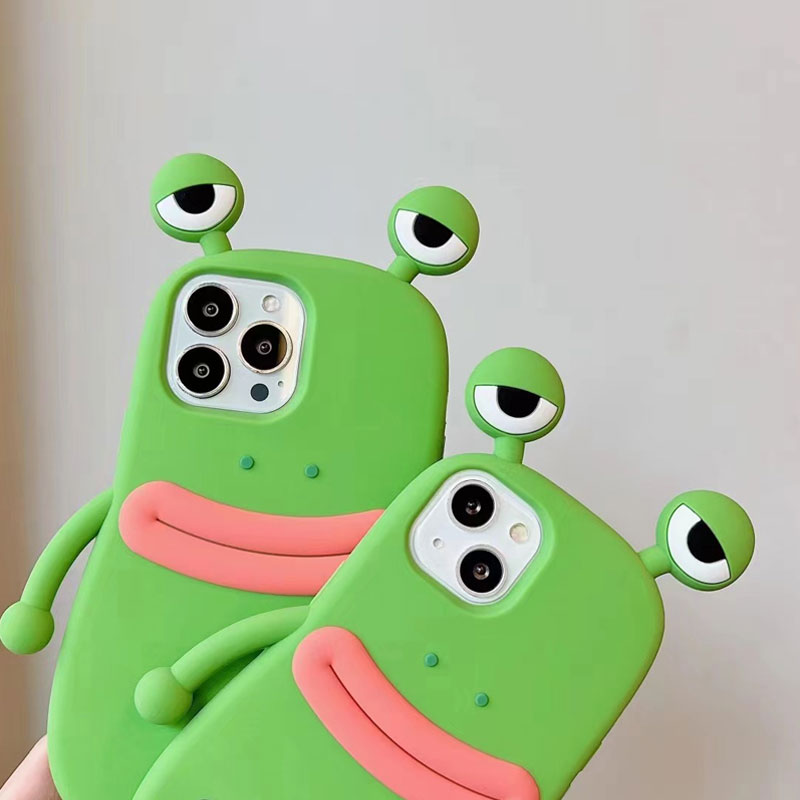 Cartoon Funny Frog Phone Case