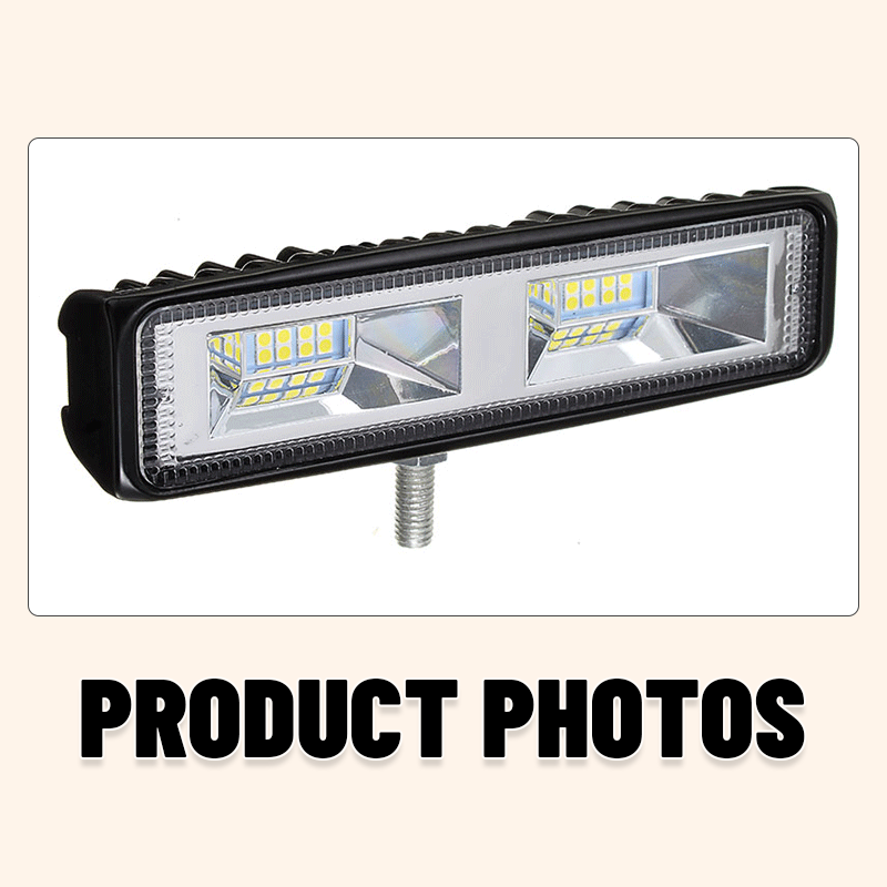 Motorcycle Straight Work Light