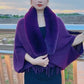 Knitting Thick Women's Loose Shawl
