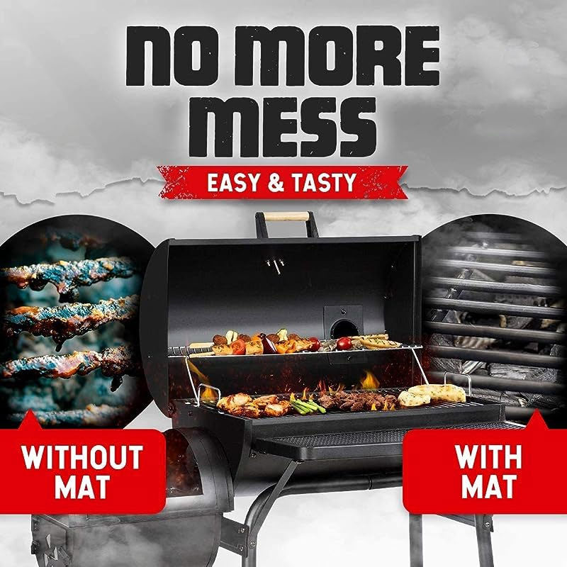 Bbq Mat With Cutting Strips