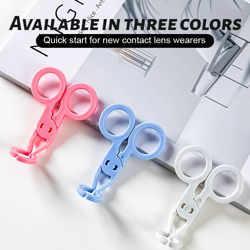 Contact Lens Eyelid Expansion Aid-Wearing contact lenses is easy!