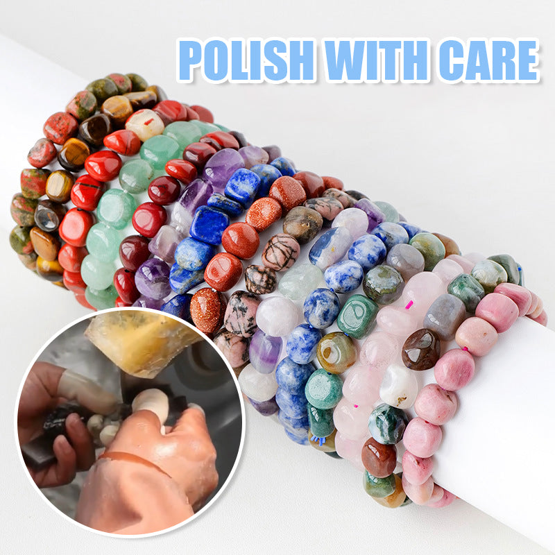 Irregular Shaped Jade Bracelet