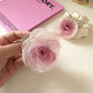 Dry Rose Organza Barrette